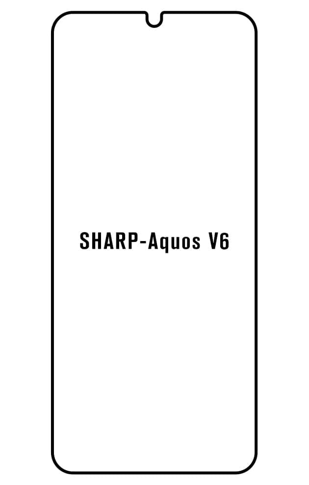 Film hydrogel pour écran SHARP Aquos V6 - Aquos V6 Plus