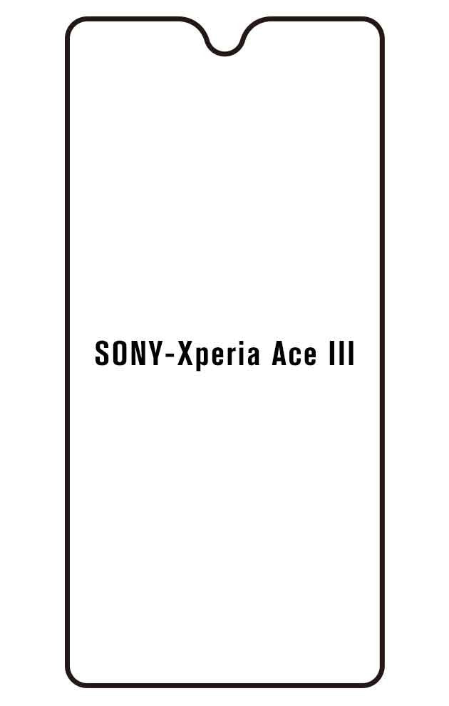 Film hydrogel pour écran Sony Xperia Ace III 5G