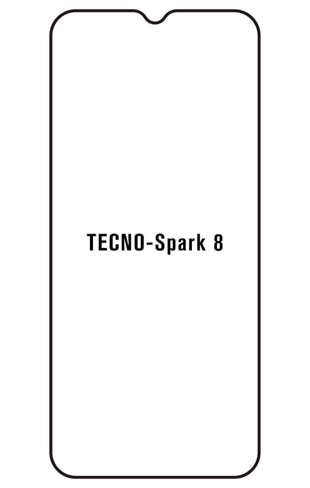 Film hydrogel pour écran Tecno Spark 8