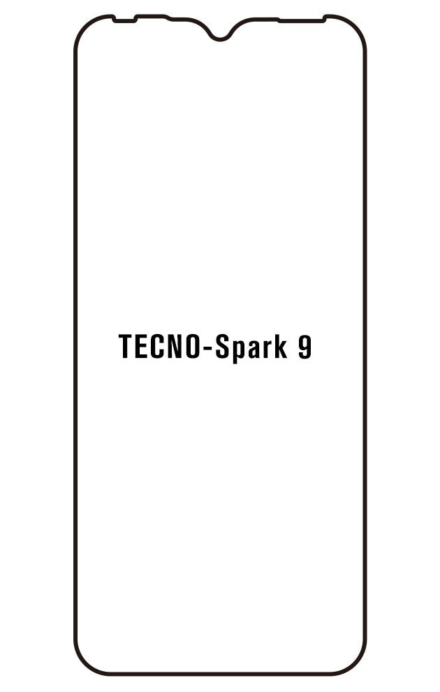 Film hydrogel pour écran Tecno Spark 9