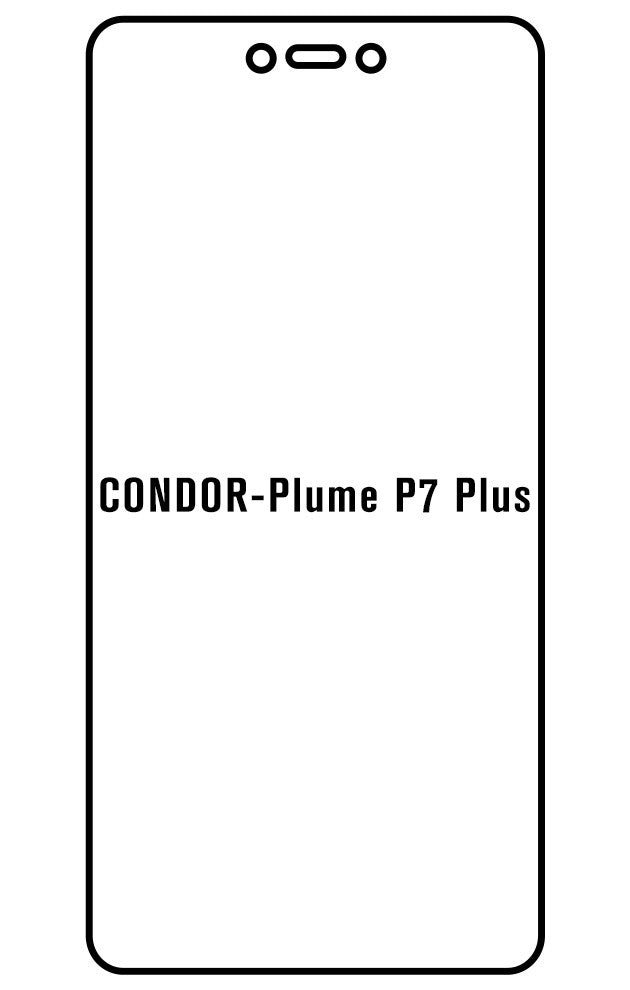 Film hydrogel Condor Plume P7 Plus - Film écran anti-casse Hydrogel