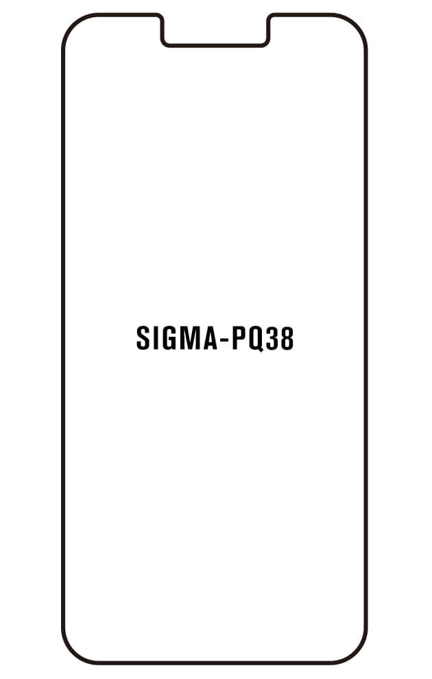 Film hydrogel pour écran Sigma mobile PQ38