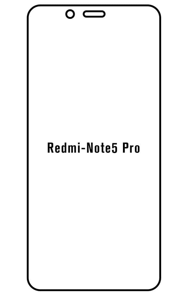 Film hydrogel pour écran Xiaomi Redmi Note 5 Pro