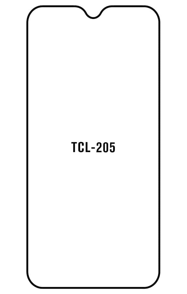 Film hydrogel pour écran TCL 205