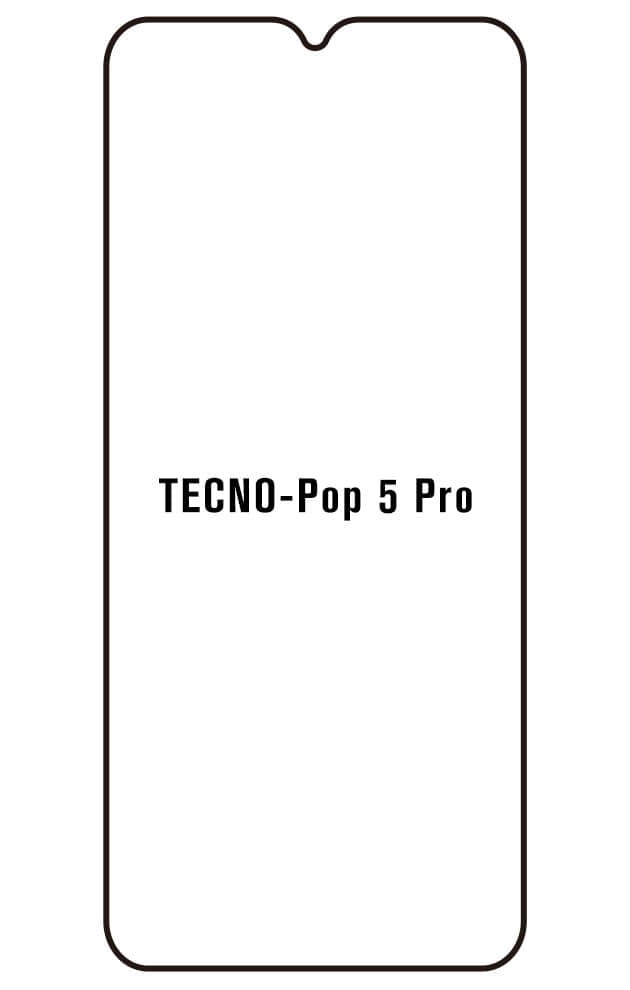 Film hydrogel pour écran Tecno Pop 5 Pro