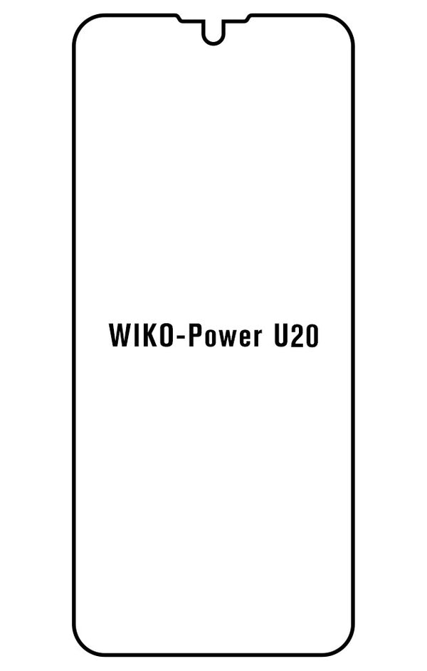 Film hydrogel Wiko Power U20 - Film écran anti-casse Hydrogel