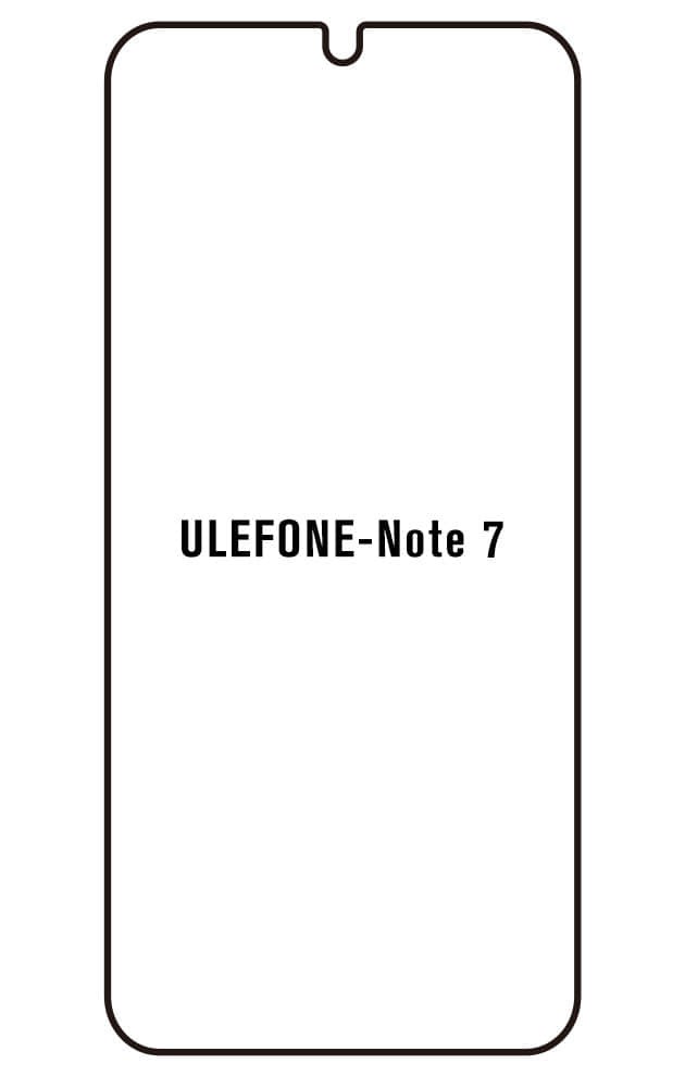 Film hydrogel pour écran Ulefone Note 7