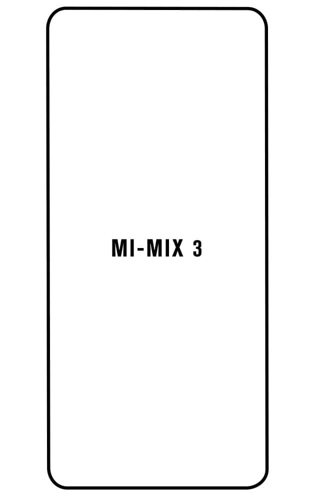 Film hydrogel pour écran Xiaomi Mi Mi Mix 3