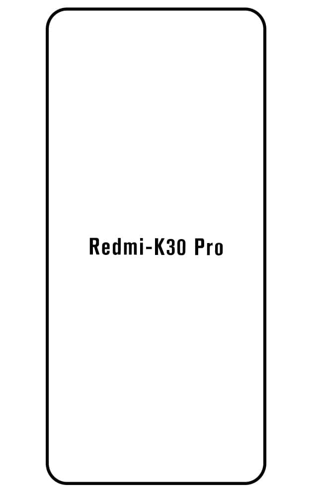Film hydrogel pour écran Xiaomi Redmi K30 Pro zoom