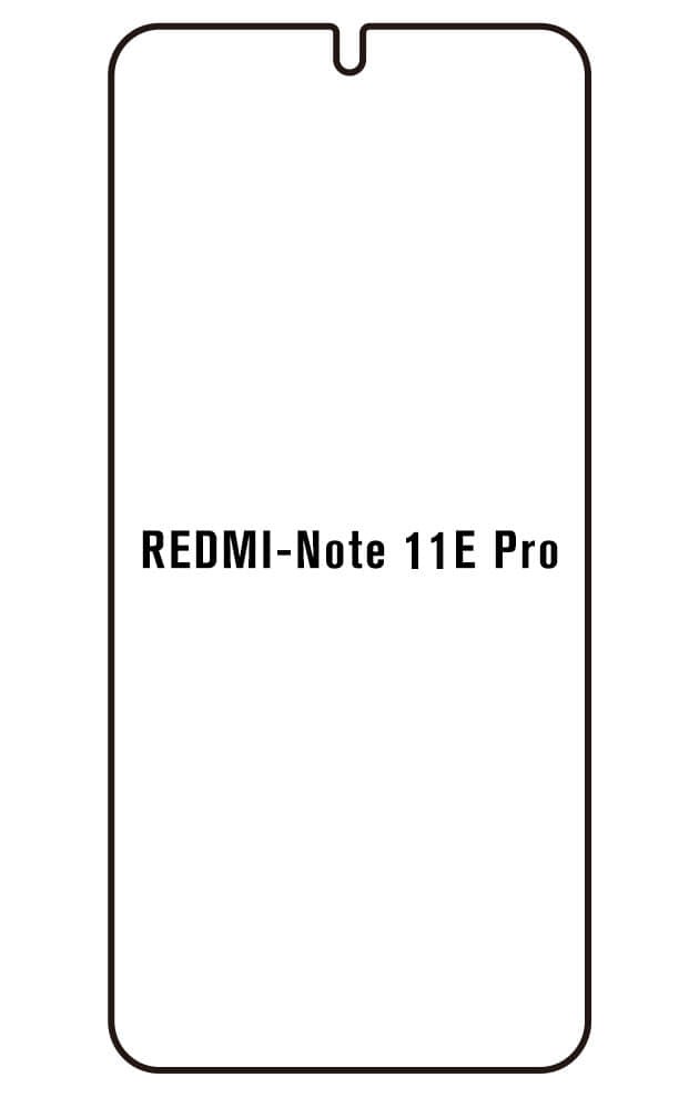 Film hydrogel pour écran Xiaomi Redmi Note 11E Pro