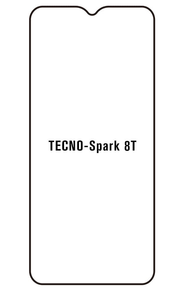Film hydrogel pour écran Tecno Spark 8T