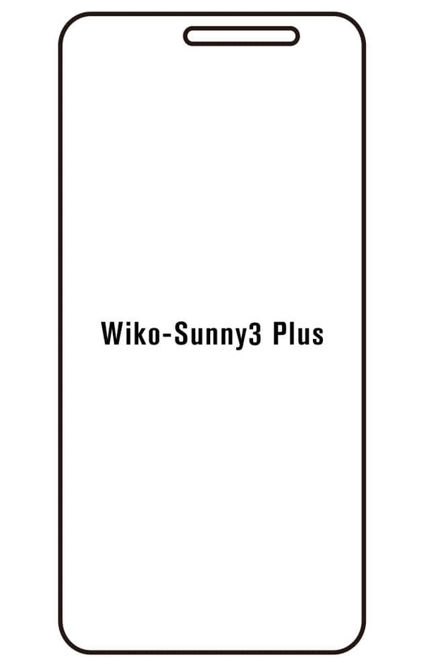 Film hydrogel Wiko Sunny3 Plus - Film écran anti-casse Hydrogel