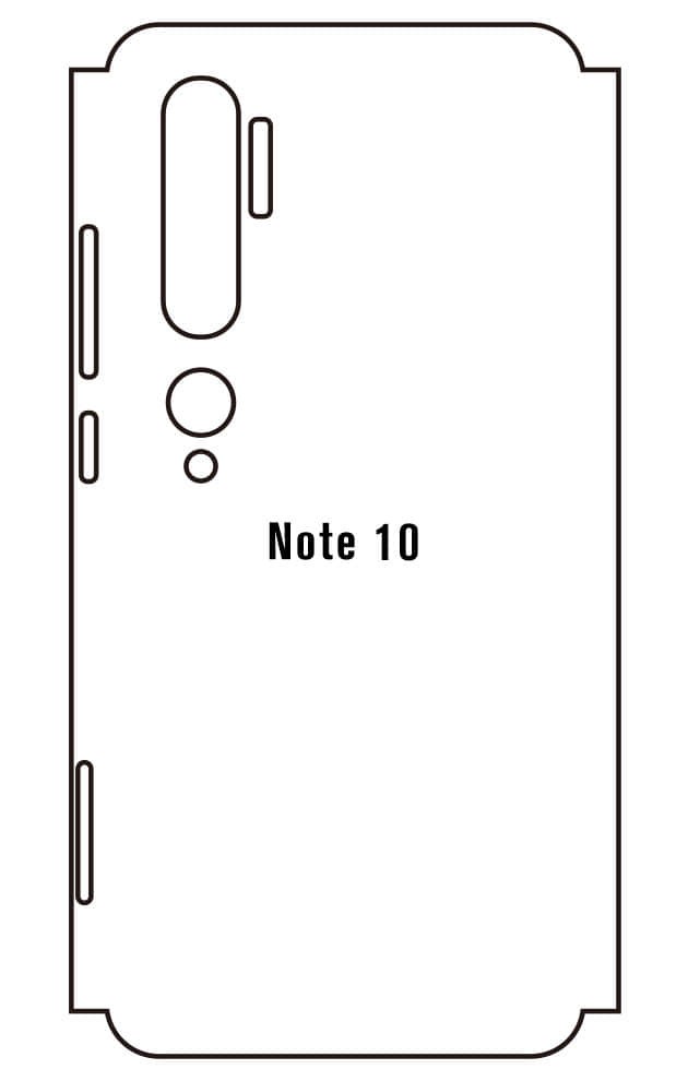 Film hydrogel pour écran Xiaomi Mi Note10