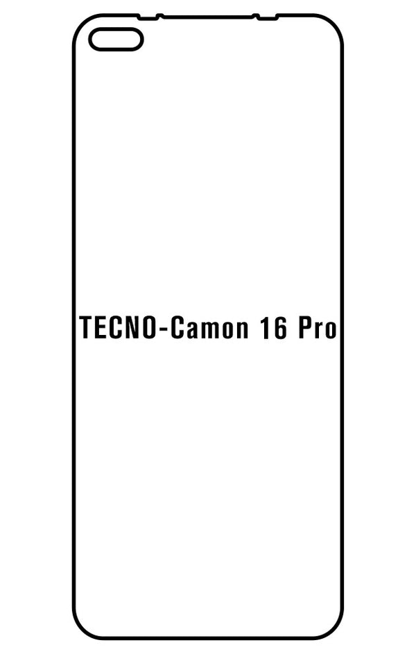 Film hydrogel Tecno Camon 16 Pro - Film écran anti-casse Hydrogel