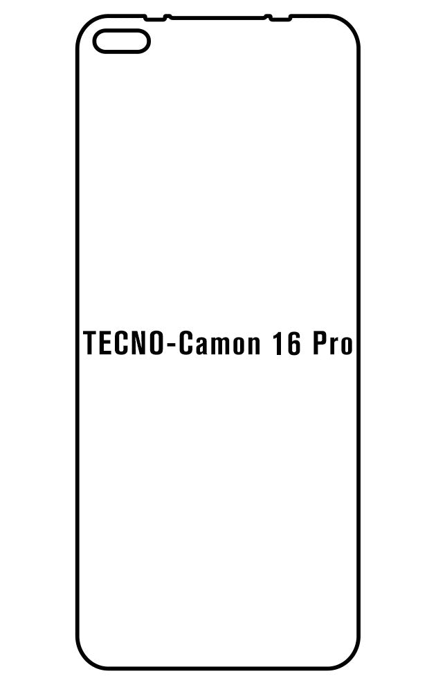 Film hydrogel Tecno Camon 16 Pro - Film écran anti-casse Hydrogel