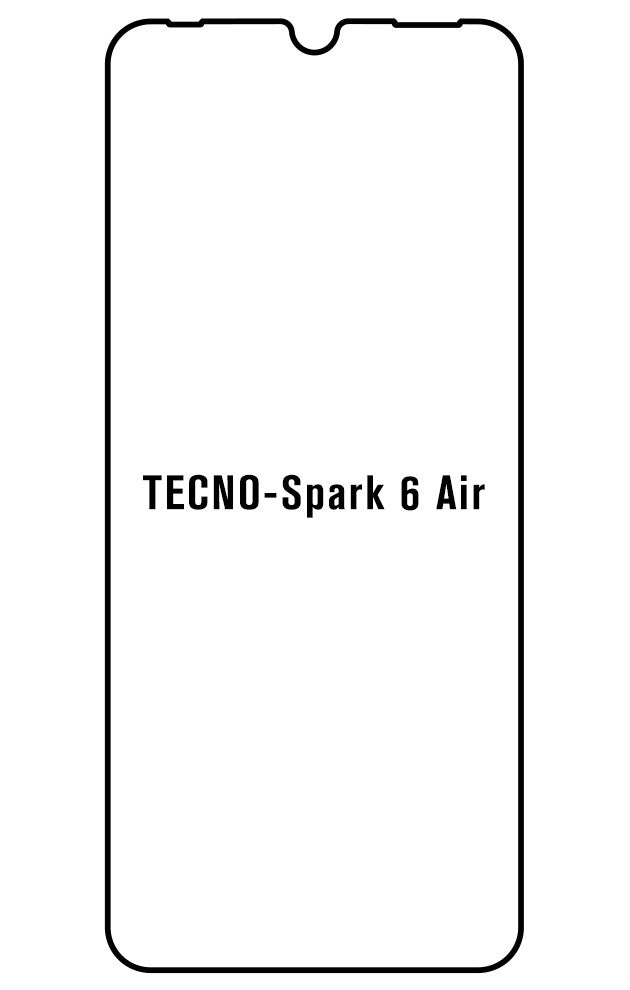 Film hydrogel Tecno Spark 6 Air - Film écran anti-casse Hydrogel
