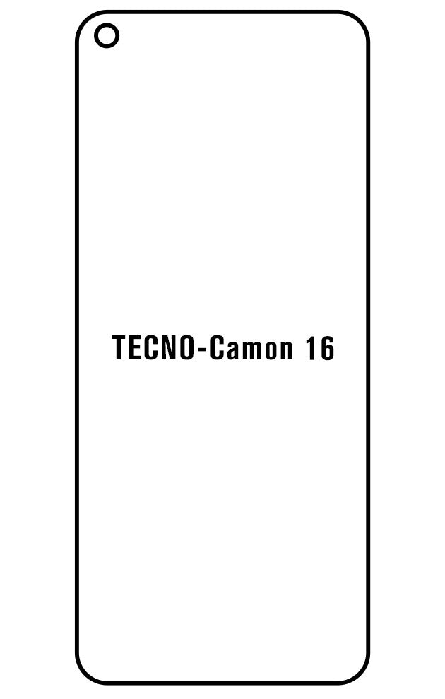 Film hydrogel Tecno Camon 16 - Film écran anti-casse Hydrogel