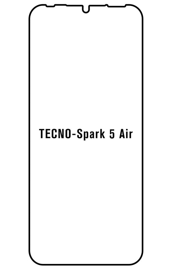 Film hydrogel Tecno Spark 5 Air - Film écran anti-casse Hydrogel