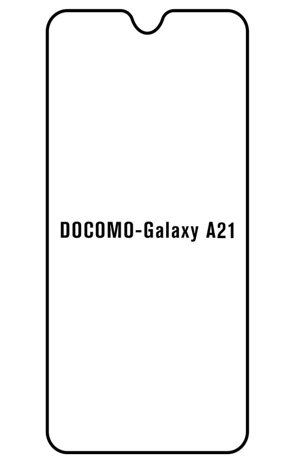 Film hydrogel Docomo Galaxy A21 SC-42A - Film écran anti-casse Hydrogel