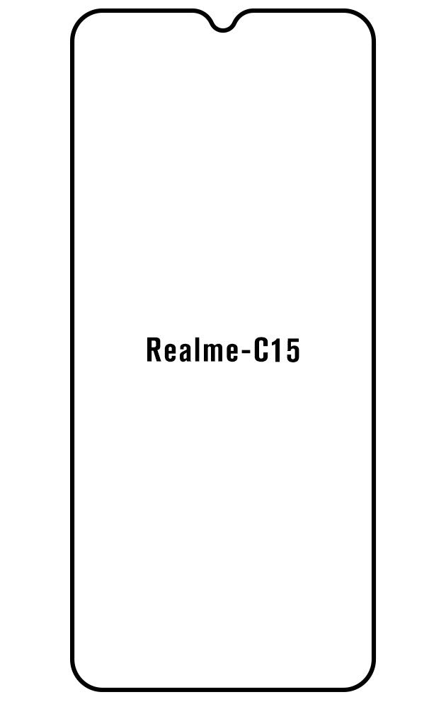 Film hydrogel Realme C15 - C15 Qualcomm Edition - Film écran anti-casse Hydrogel