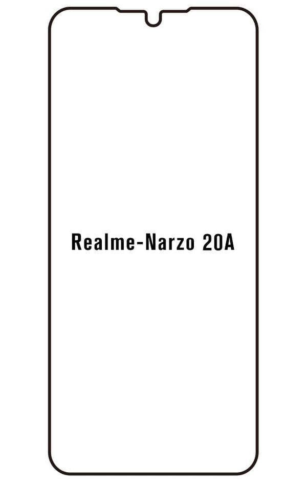 Film hydrogel Realme Narzo 20A - Narzo 10A - Film écran anti-casse Hydrogel