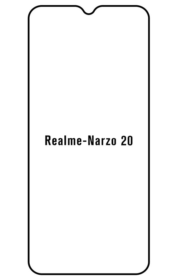 Film hydrogel Realme Narzo 20 - Film écran anti-casse Hydrogel