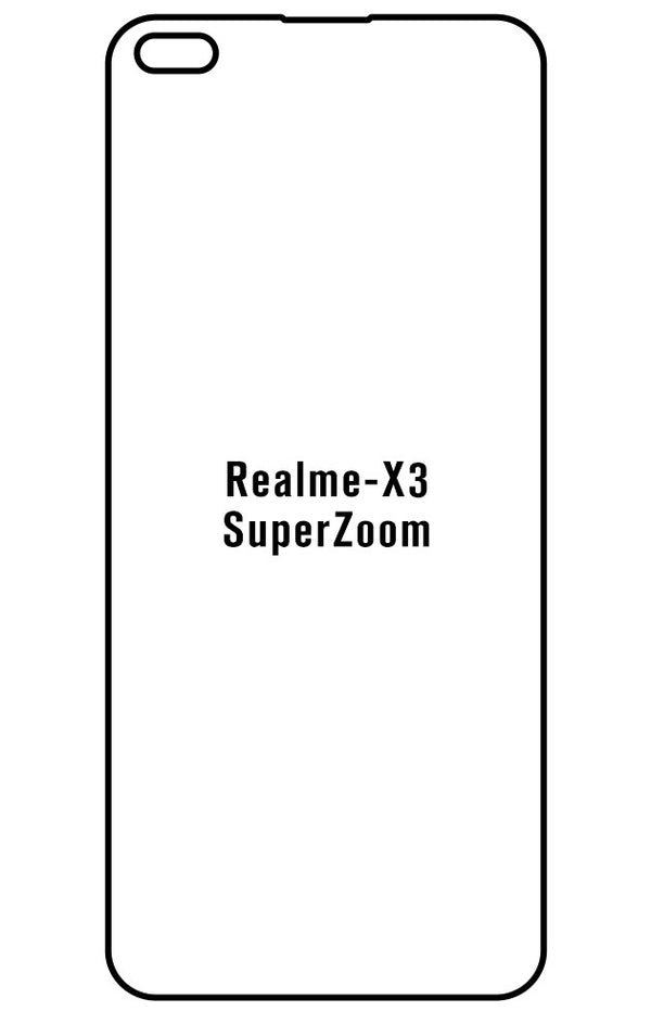 Film hydrogel Realme X3 SuperZoom - Film écran anti-casse Hydrogel