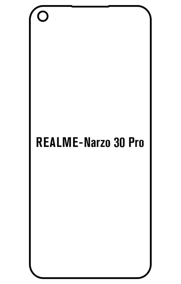 Film hydrogel Realme Narzo 30 Pro 5G - Film écran anti-casse Hydrogel