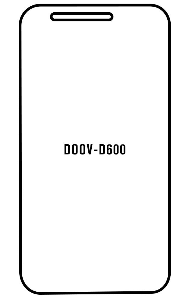 Film hydrogel Doov D600 - Film écran anti-casse Hydrogel
