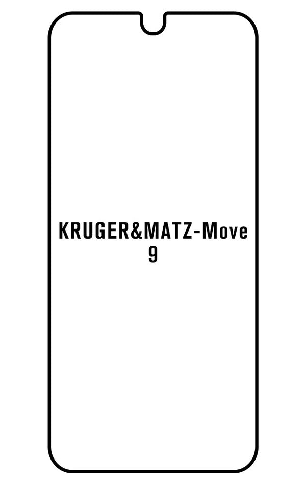 Film hydrogel Kruger&Matz Move 9 - Film écran anti-casse Hydrogel