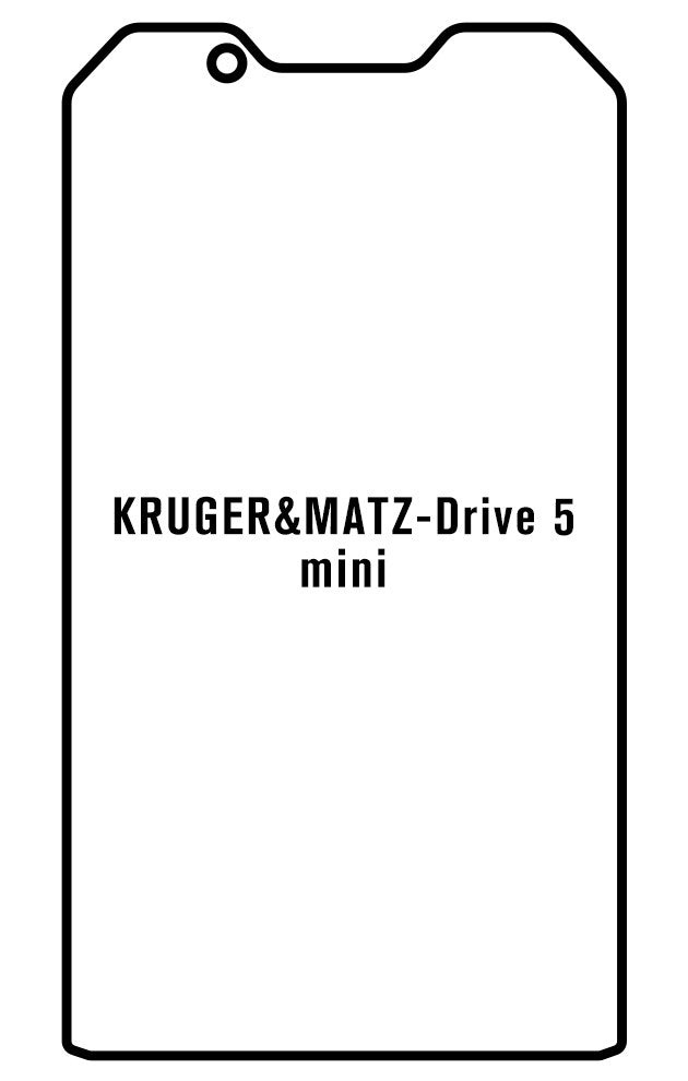 Film hydrogel Kruger&Matz Drive 5 mini - Film écran anti-casse Hydrogel
