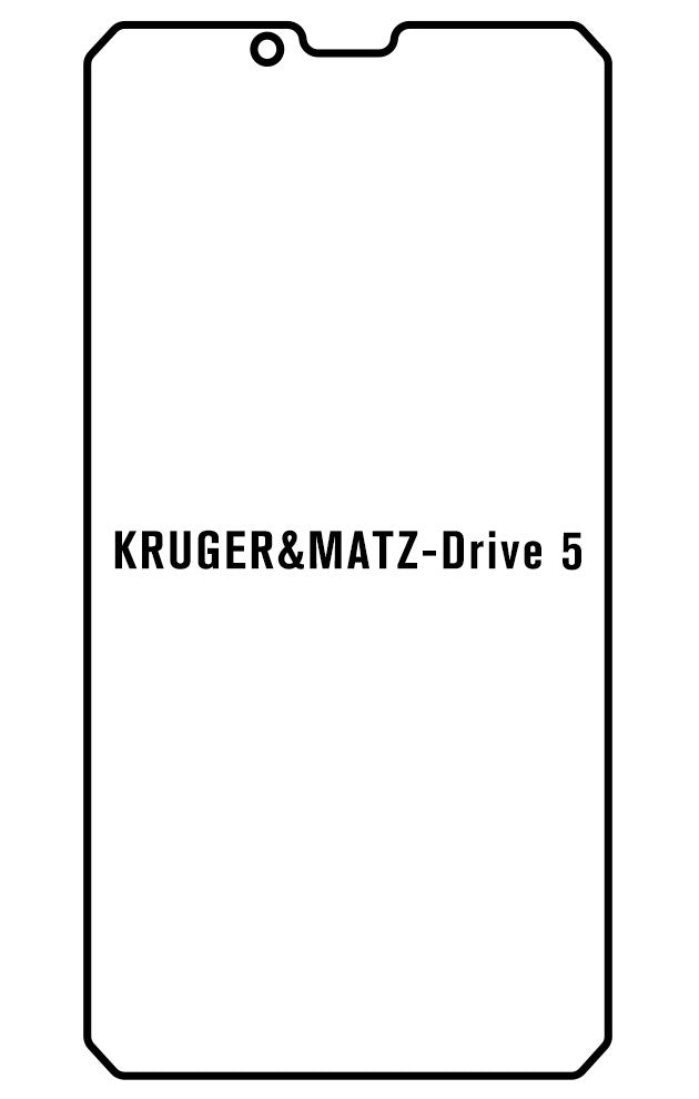 Film hydrogel Kruger&Matz Drive 5 - Film écran anti-casse Hydrogel
