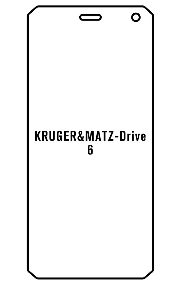 Film hydrogel Kruger&Matz Drive 6 - Film écran anti-casse Hydrogel