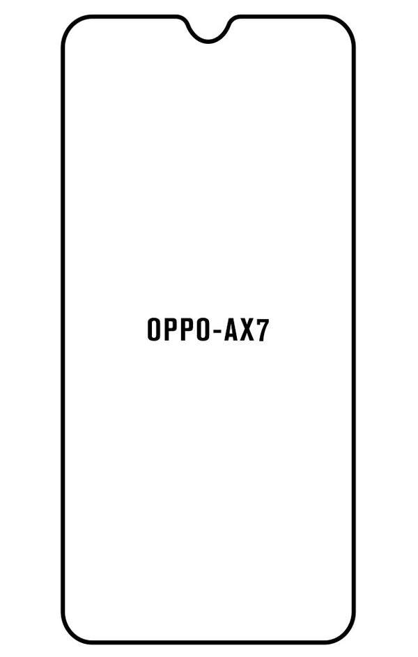 Film hydrogel Oppo AX7 - Film écran anti-casse Hydrogel