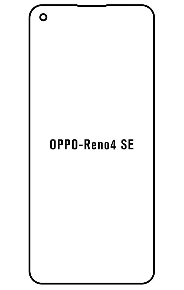 Film hydrogel Oppo Reno4 SE - Film écran anti-casse Hydrogel