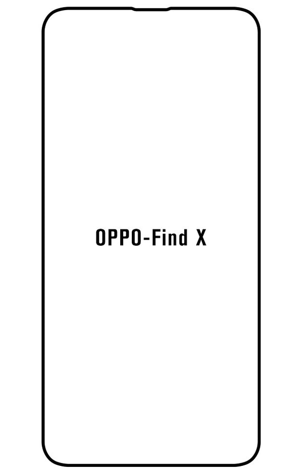 Film hydrogel Oppo Find X - Film écran anti-casse Hydrogel