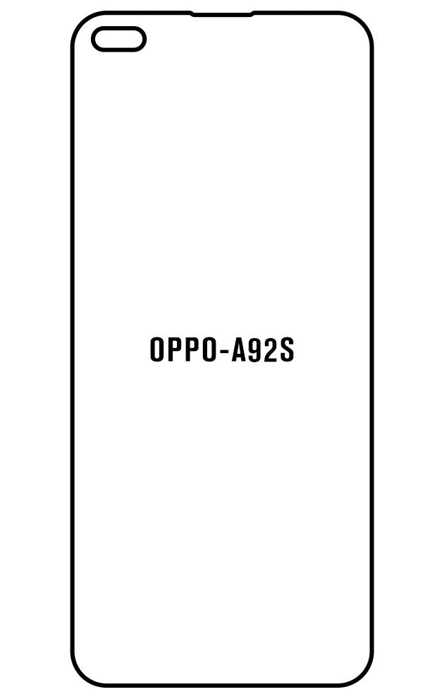 Film hydrogel Oppo A92S - Film écran anti-casse Hydrogel