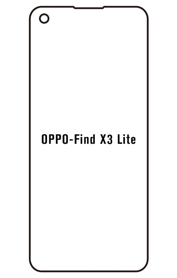 Film hydrogel Oppo Find X3 Lite - Film écran anti-casse Hydrogel