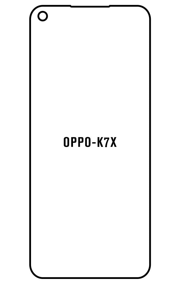 Film hydrogel Oppo K7X 5G - Film écran anti-casse Hydrogel