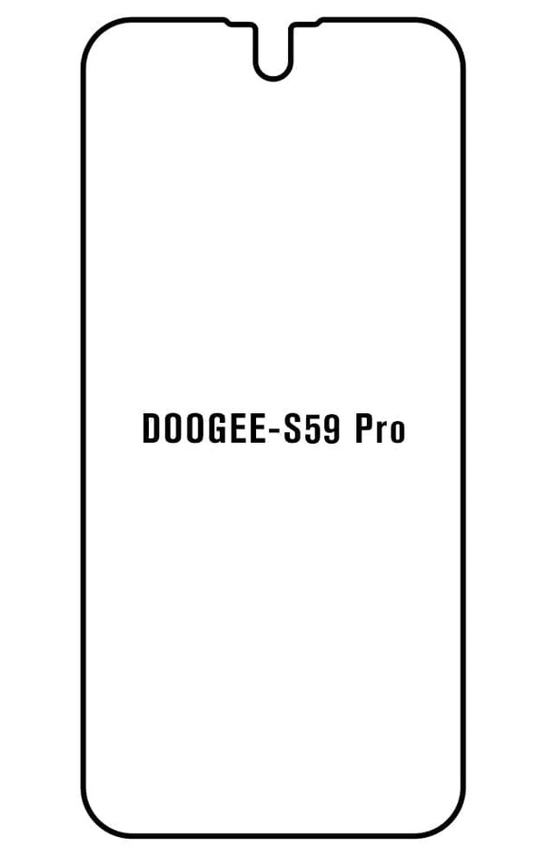 Film hydrogel Doogee S59 Pro - Film écran anti-casse Hydrogel
