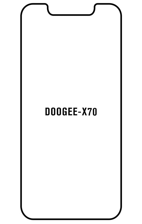 Film hydrogel Doogee X70 - Film écran anti-casse Hydrogel