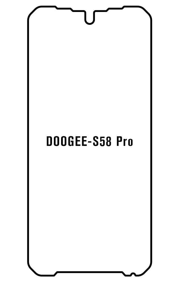 Film hydrogel Doogee S58 Pro - Film écran anti-casse Hydrogel