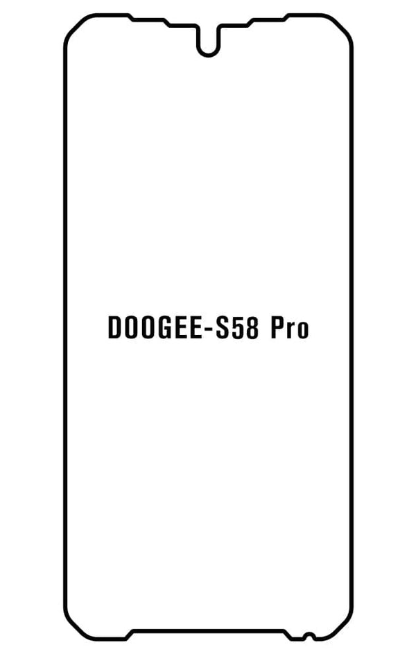 Film hydrogel Doogee S58 Pro - Film écran anti-casse Hydrogel