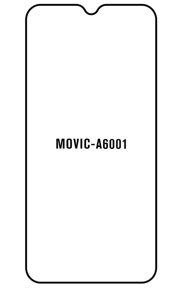 Film hydrogel Movic A6001 - Film écran anti-casse Hydrogel