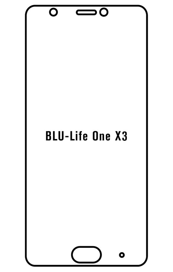 Film hydrogel BLU Life One X3 - Film écran anti-casse Hydrogel