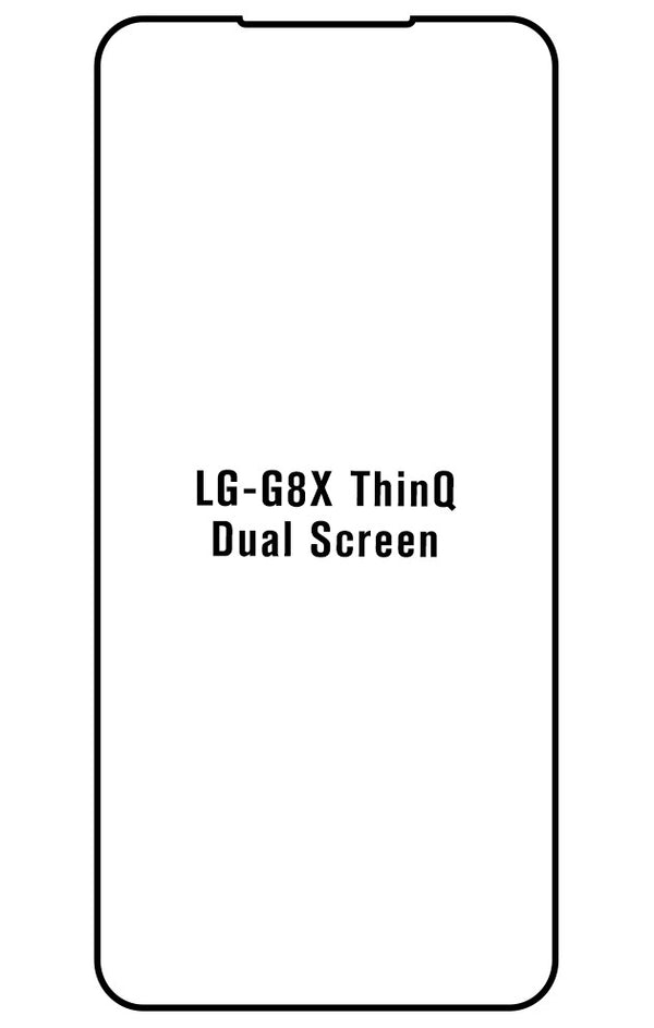 Film hydrogel LG G8X ThinQ Dual Screen - Film écran anti-casse Hydrogel