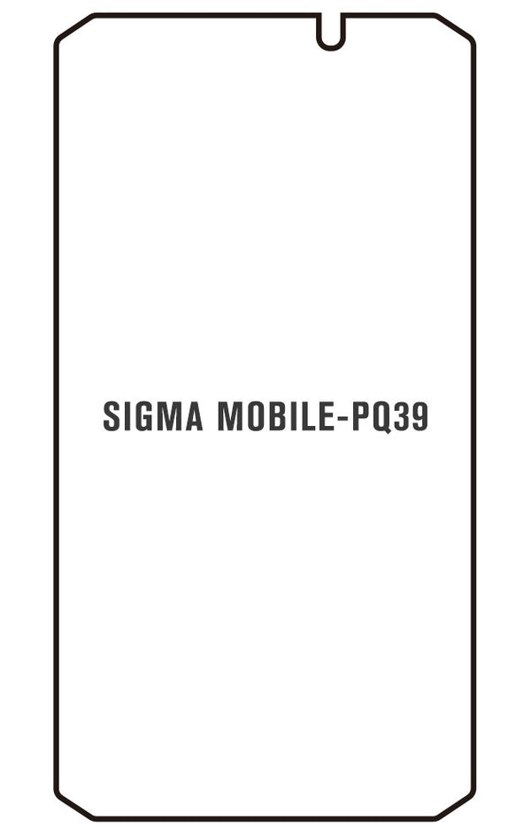 Film hydrogel Sigma mobile PQ39 - Film écran anti-casse Hydrogel