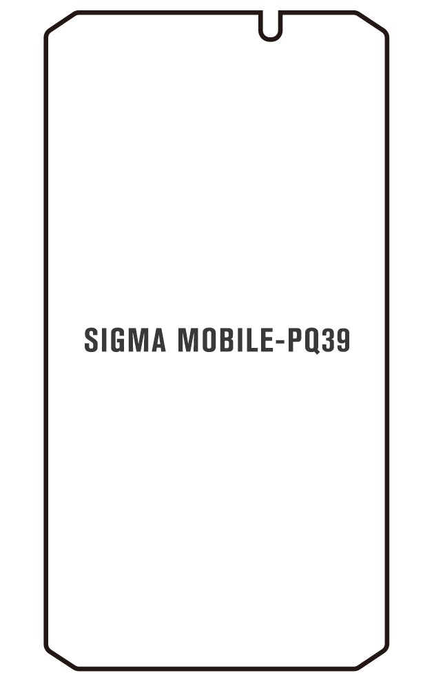 Film hydrogel Sigma mobile PQ39 - Film écran anti-casse Hydrogel