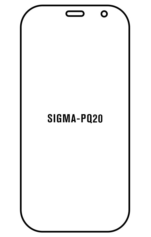 Film hydrogel Sigma mobile PQ20 - Film écran anti-casse Hydrogel