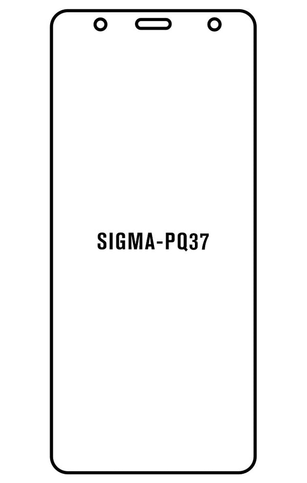 Film hydrogel Sigma mobile PQ37 - Film écran anti-casse Hydrogel